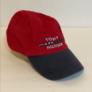 Tommy Hilfiger Base Ball Hat Toddler Red One Size